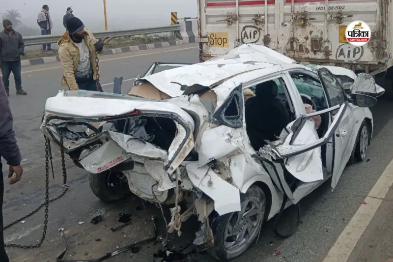 Home Rajasthan Fog Accident: 3 Dead, 6 Vehicles Collide on NH-58 in Bhilwara, Causing 10km Traffic Jam
